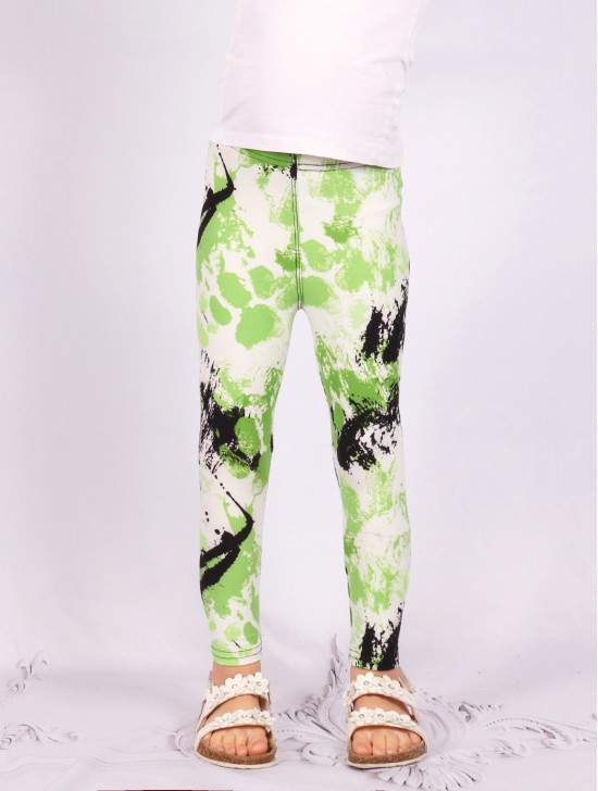 Kids Ink Print Stretchy Legging 